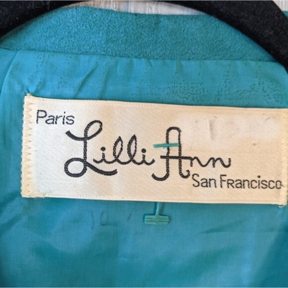 VTG Lilli Ann Ultra Suede Jacket Made in the USA Union Tag EUC SZ L - Picture 6 of 8